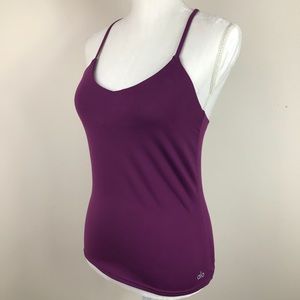 Alo Yoga Link Up Shelf Bra Tank EUC